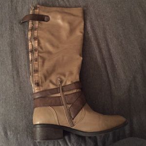 Boots, bought at Boston Store
