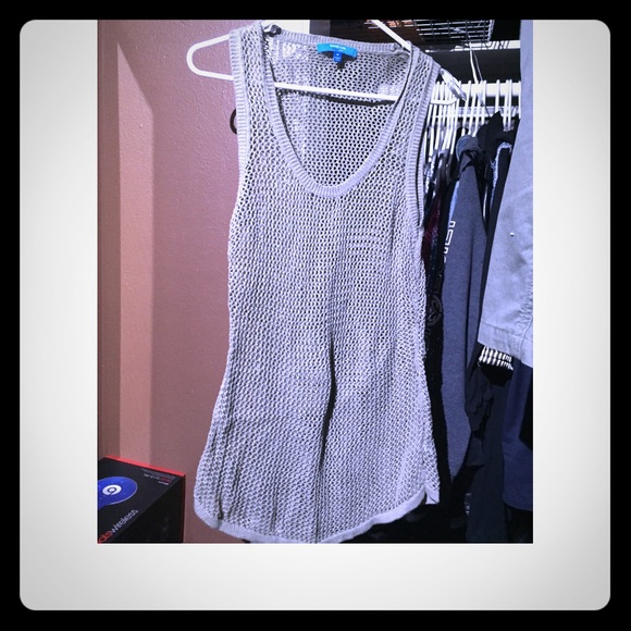 Green Crochet Tank Top