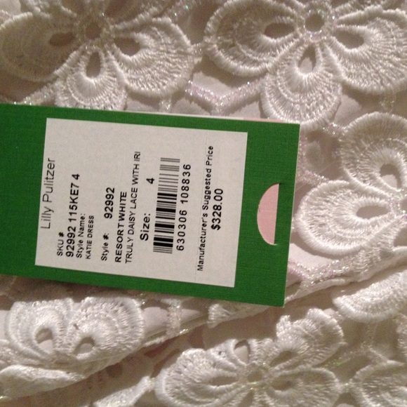 NWT Lilly Pulitzer Katie Cut-In Fitted Lace - Picture 3 of 4