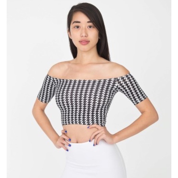 American Apparel off the shoulder top