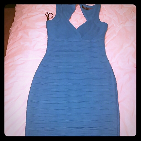 Guess blue dress