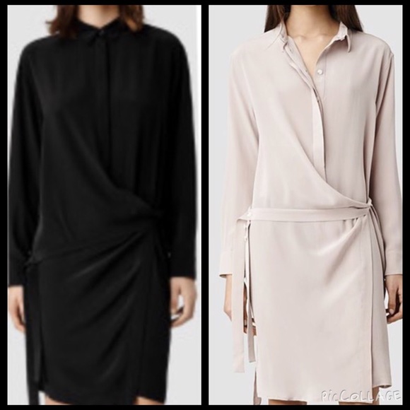 AllSaints RUI Black Dress