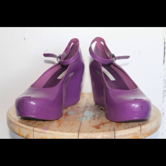 Hight Heels Purple Platform by Melissa size 38-8