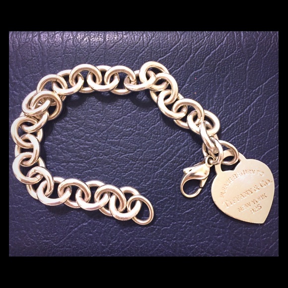 Tiffany's heart charm bracelet