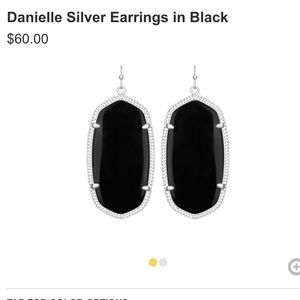 Black Kendra Scott Danielle earrings