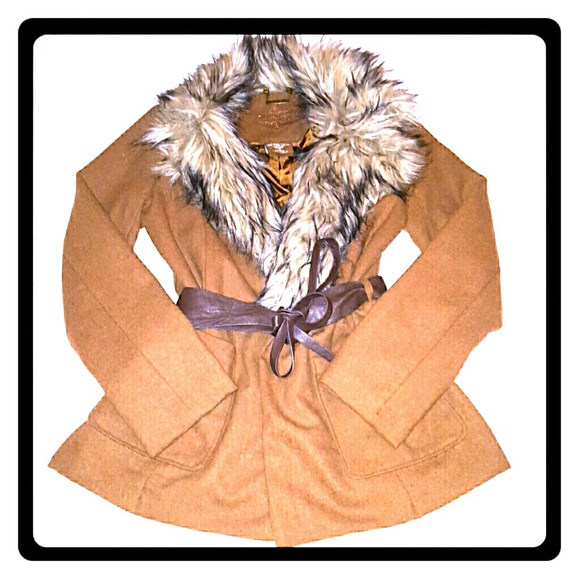 Faux fur winter jacket