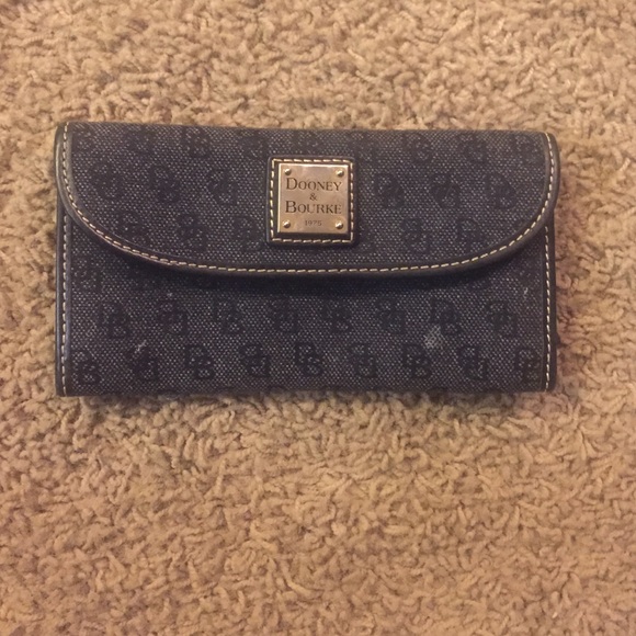 Dooney & Bourke Black Monogram Wallet