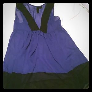 Sleeveless babydoll top