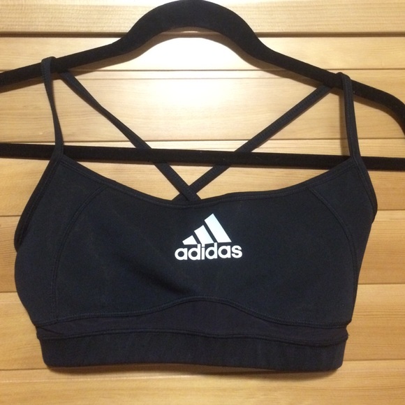 Black Adidas sports bra