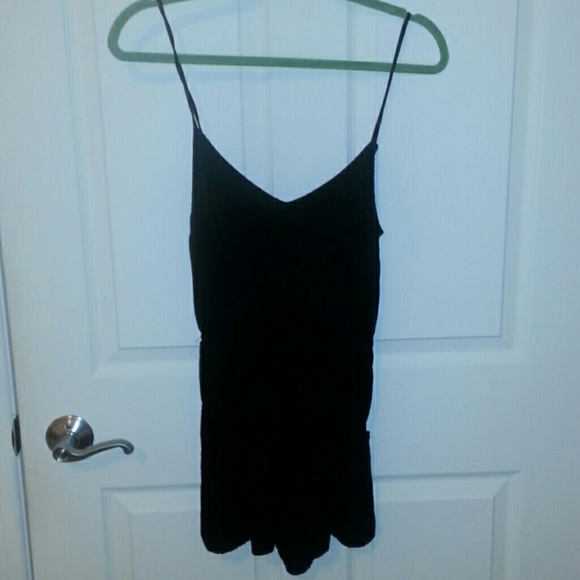 NWOT BLACK ROMPER
