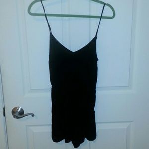 NWOT BLACK ROMPER