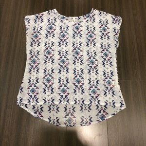 Live 4 truth southwestern print high low shirt