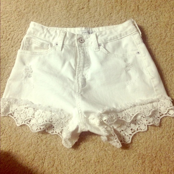 JUST USA high waisted shorts