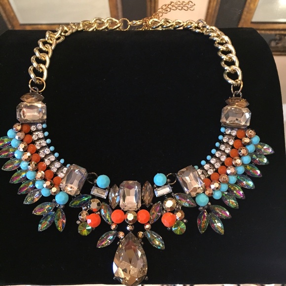 Fashion jewelry bling necklace