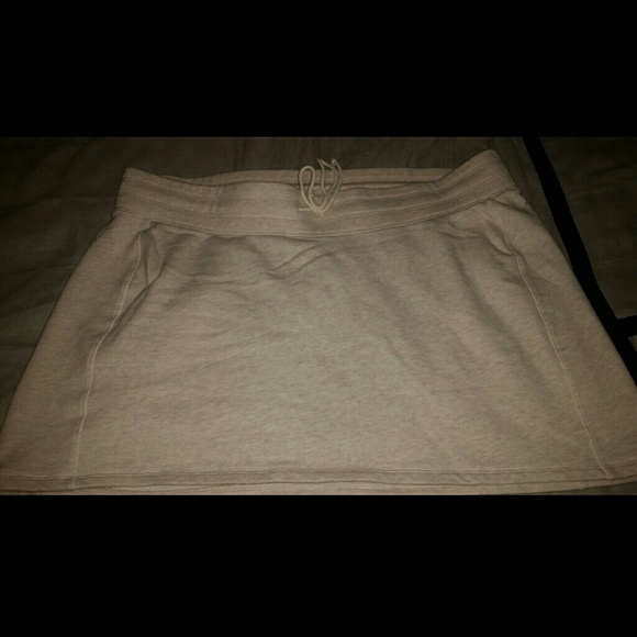 Oatmeal colored skirt