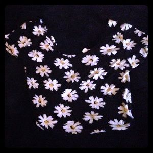 Flower crop top