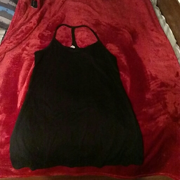 Black bathing suit cover