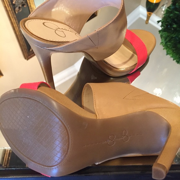 Jessica Simpson neon sandals - Picture 4 of 4