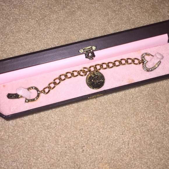 Juicy Couture Gold, Love, Luck Bracelet