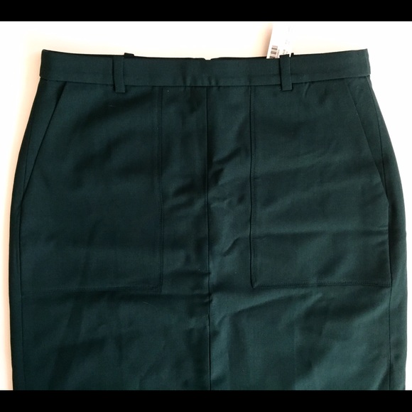 J. Crew Patch Pocket Skirt in Stretch Wool - Picture 3 of 4