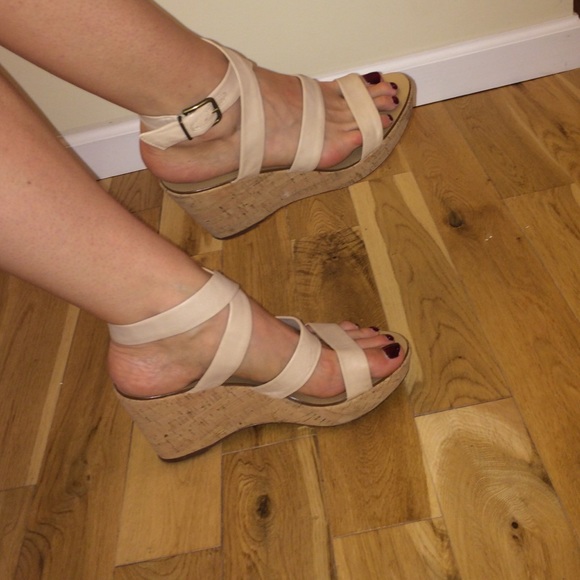 J.Crew Cork Wedge Sandals