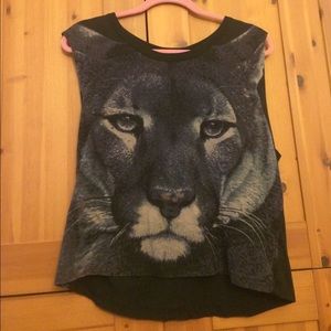 Super cute forever 21 animal muscle tank!