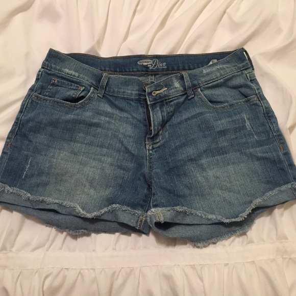 Denim shorts