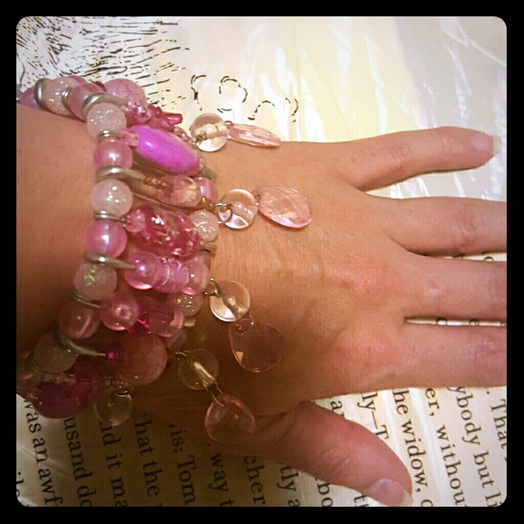 Hand made saftypin bracelet