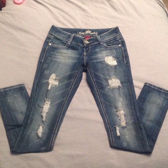 Almost Famous torn jeans