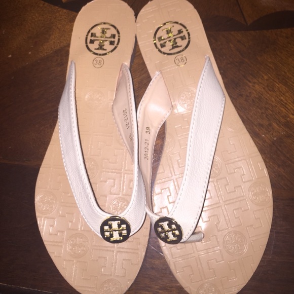 Tory Burch flip flops!