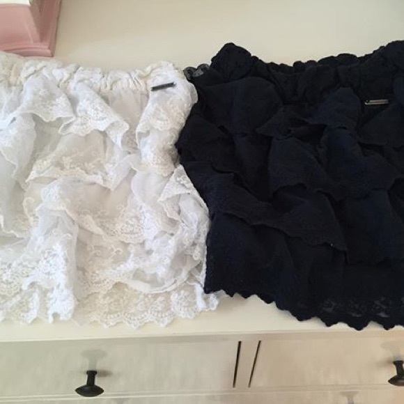 Abercrombie ruffle skirt bundle