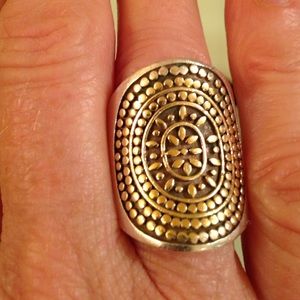 Anna Beck two toned ring