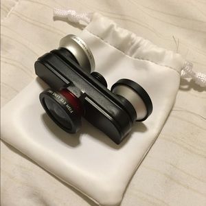 Fish eye, macro & and fish eye lens 180° adaptor