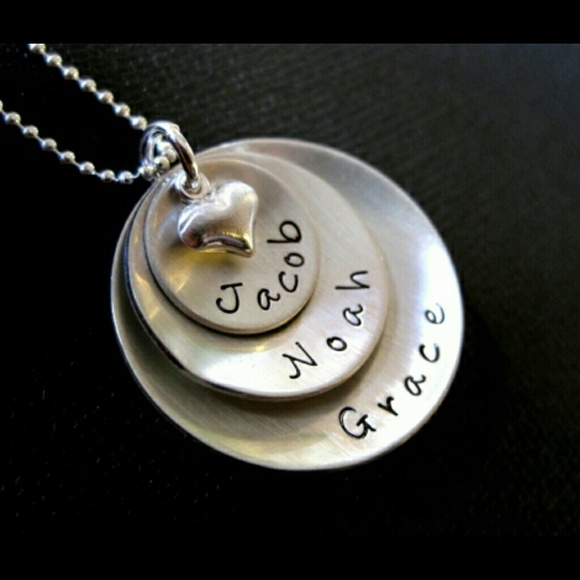 Personalized Hand Stamped Necklace