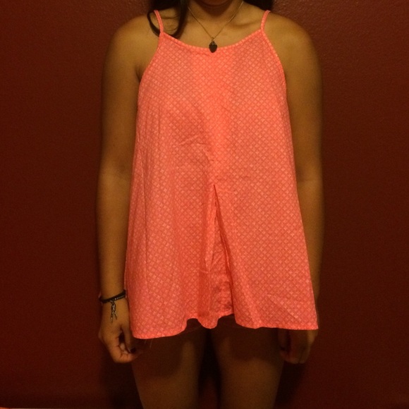 Levi's pink halter top