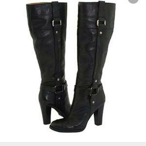 Nine West Harrington black leather boot