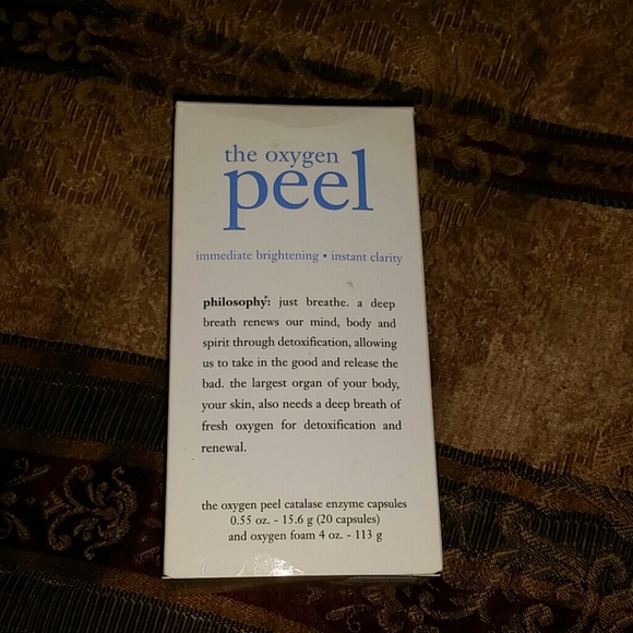 Philosophy the Oxygen Peel