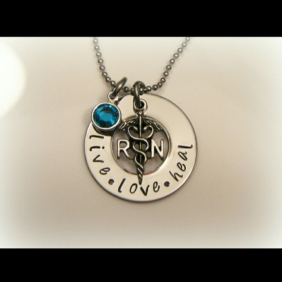 Hand Stamped Stainless Steel Personalized Necklace