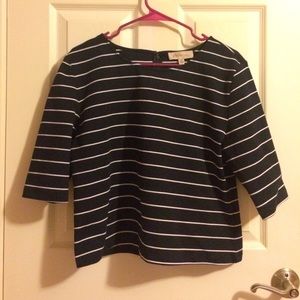 Dark navy blue Philosophy three quarter blouse