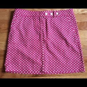 J.  Crew mini skirt Pink & White with nautical