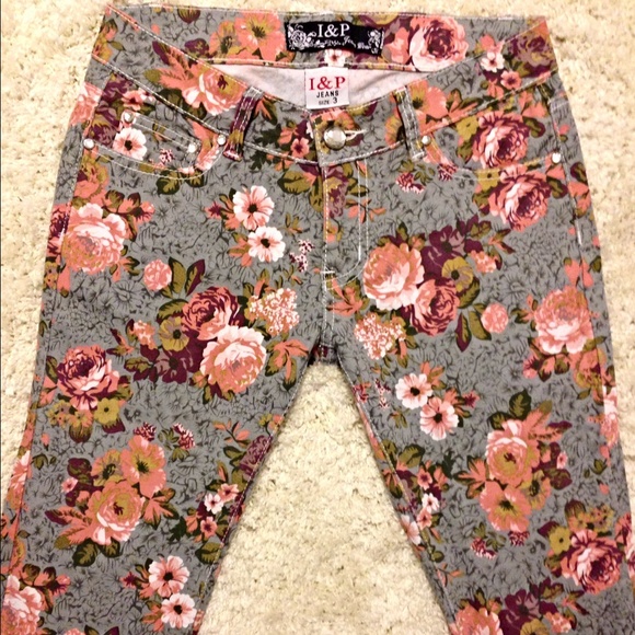 NWOT! Fall floral pants!