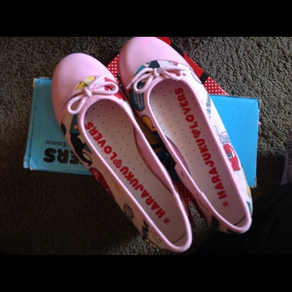 Harajuku lovers erocawa be mine ballet flats NIB 6 - Picture 2 of 3
