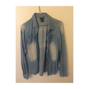 Denim button up shirt