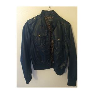 Navy blue jean jacket