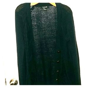 Dark navy blue thick cardigan