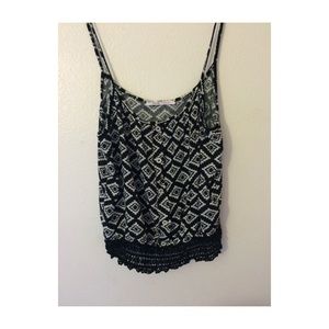 Tribal crop top