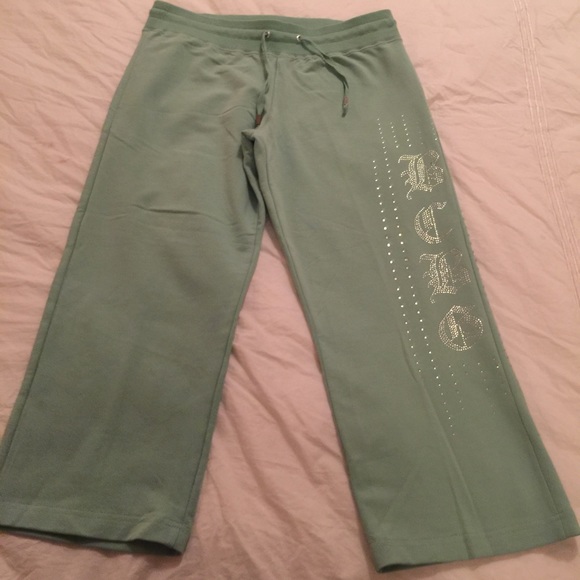 New BCBG capris with rhinestones