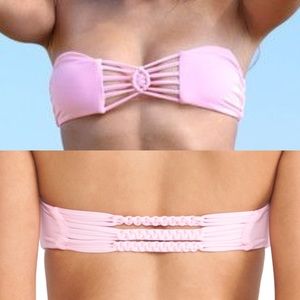 Frankie's Bikinis light pink Mary Jane top 💖