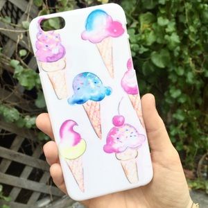 NWT Ice cream print iPhone 6 & 6 plus case!