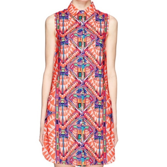 Mara Hoffman Sleeveless Shirt Dress, Size M
